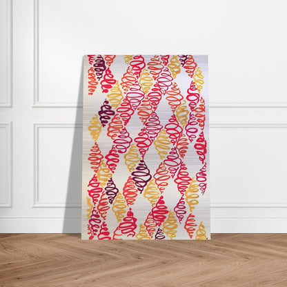 COMPOSITION 32 - Sonia Delaunay Brushed Aluminum Print - 70x100 cm / 28x40 inches | Sonia Delaunay Aluminum Print | Sonia Delaunay Prints