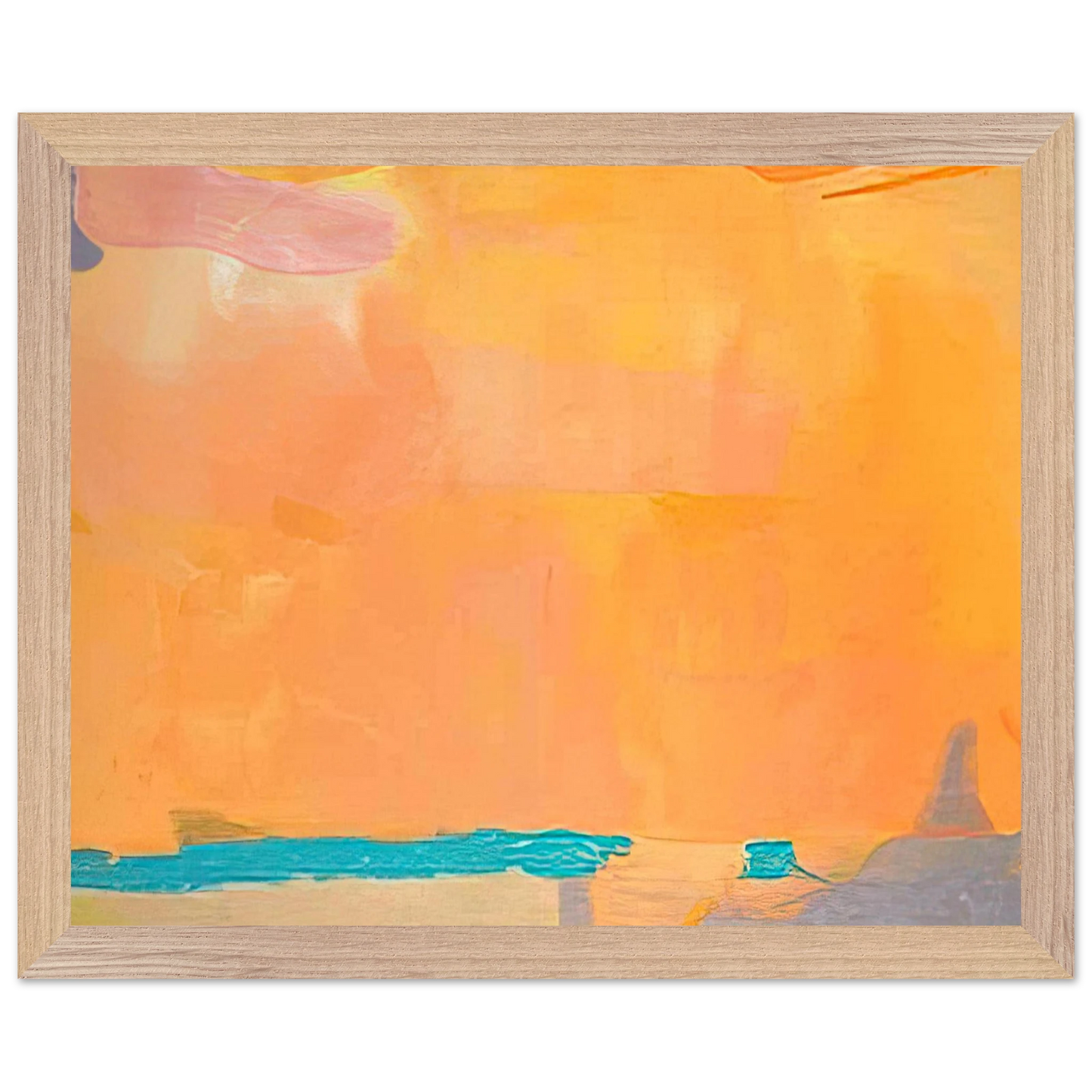 Helen Frankenthaler - Royal Fireworks - 1975 Wall art - 40x50 cm / 16x20 inches - Fine Art Poster-canvas - -