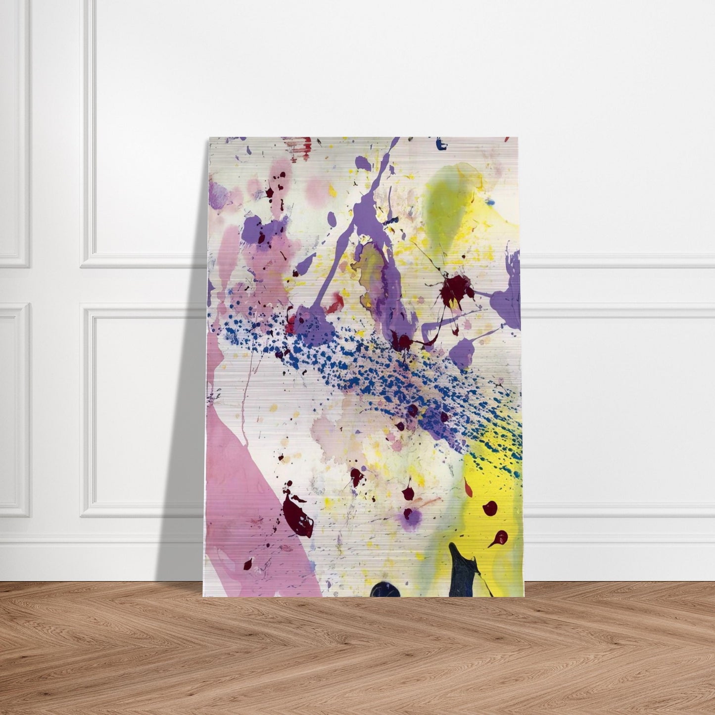 Untitled  SF 90-342  - Sam Francis Brushed Aluminum Print - 70x100 cm / 28x40 inches | Sam Francis Aluminum Print | Sam Francis Prints