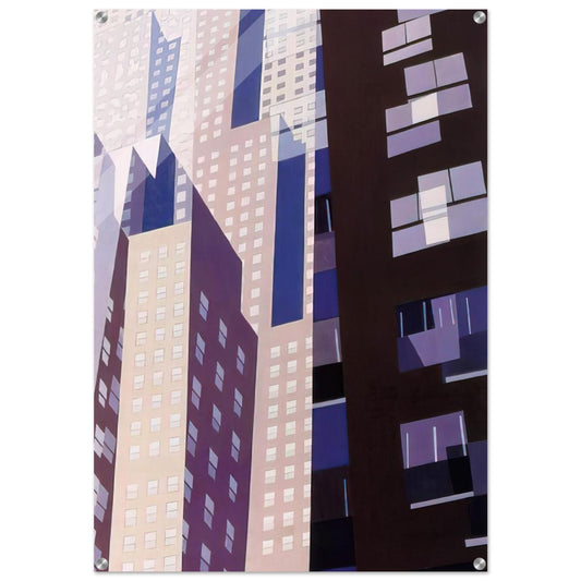 Windows - 1952 - Charles Sheeler Acrylic Print - 70x100 cm / 28x40″ inches | Charles Sheeler Wall Art | Charles Sheeler Prints