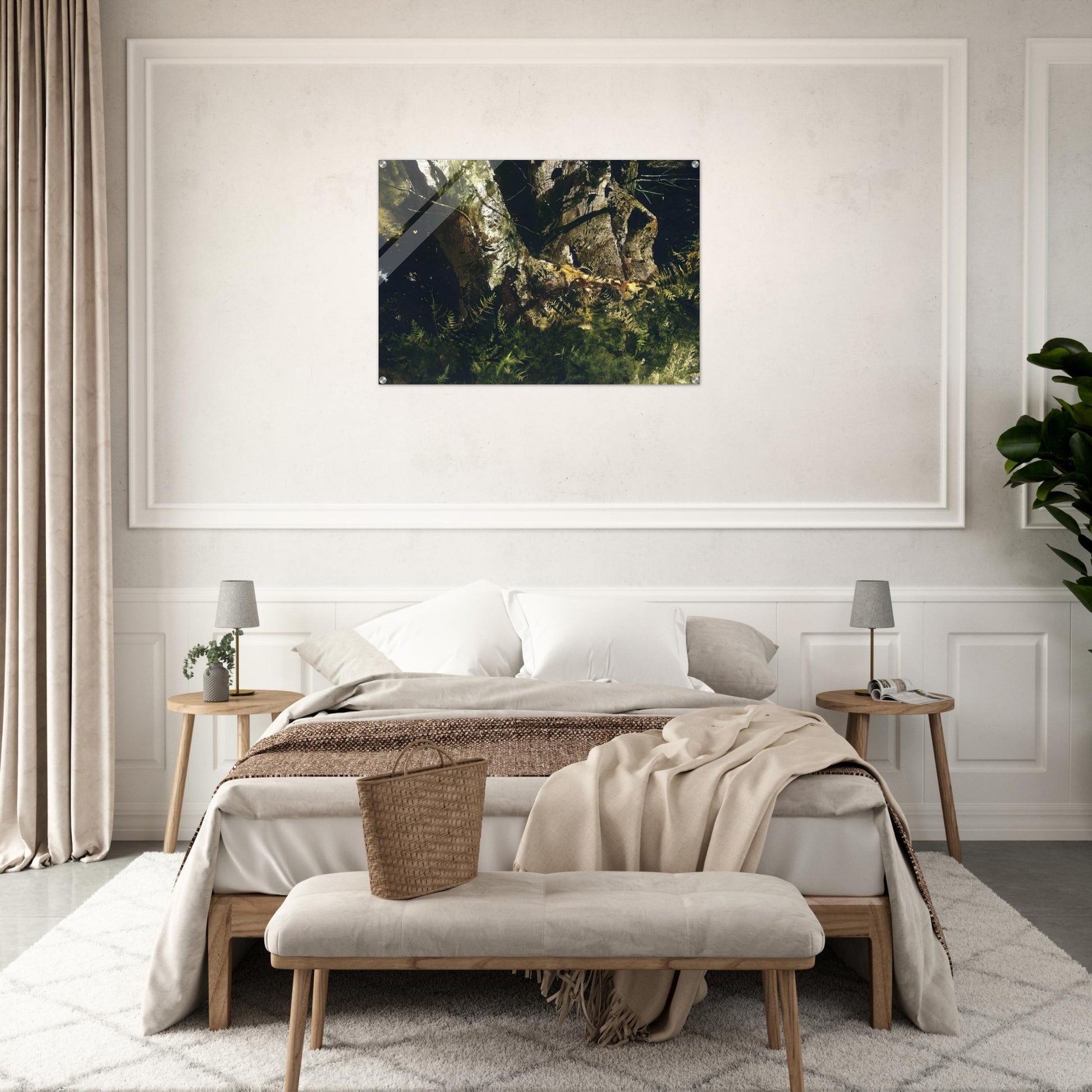 VIRGIN BIRCH 1982 - Andrew Wyeth Acrylic Print - 70x100 cm / 28x40″ inches