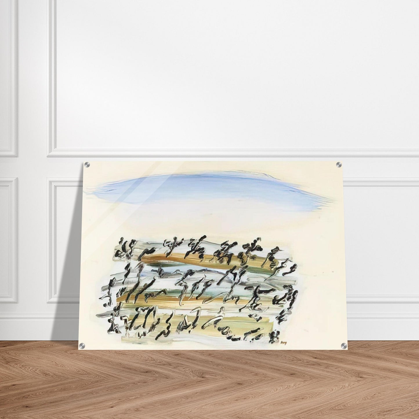 UNTITLED 4 - Henri Michaux Acrylic Print - 70x100 cm / 28x40″ inches