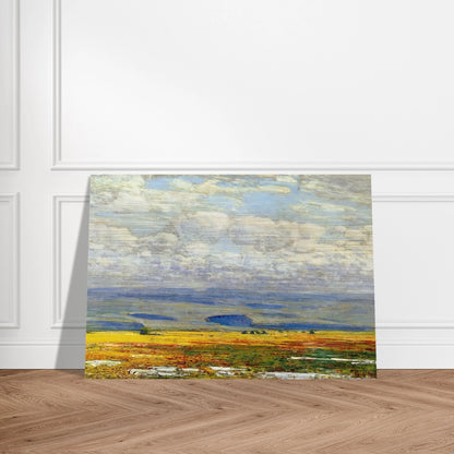 Oregon Landscape - Childe Hassam Brushed Aluminum Print - 70x100 cm / 28x40 inches | Childe Hassam Aluminum Print | Childe Hassam Prints