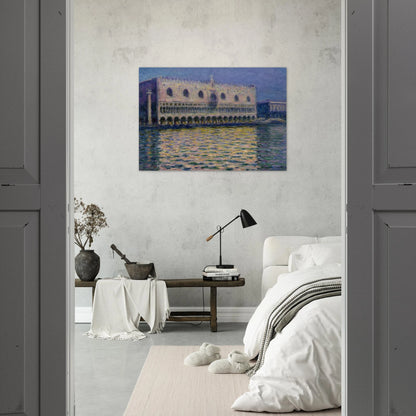 The Palazzo Ducale - claude monet Brushed Aluminum Print - 70x100 cm / 28x40 inches | claude monet Aluminum Print | claude monet Prints