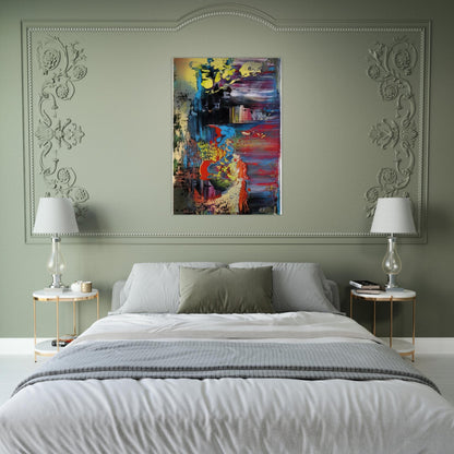 ABSTRACT PICTURE 1 - Gerhard Richter Brushed Aluminum Print - 70x100 cm / 28x40 inches | Gerhard Richter Aluminum Print | Gerhard Richter Prints