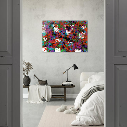 Untitled  SFP94-23  SF94-036  - Sam Francis Acrylic Print - 70x100 cm / 28x40″ inches