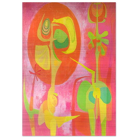 Canto de soles. París - Pedro Coronel Brushed Aluminum Print - 70x100 cm / 28x40 inches | Pedro Coronel Aluminum Print | Pedro Coronel Prints
