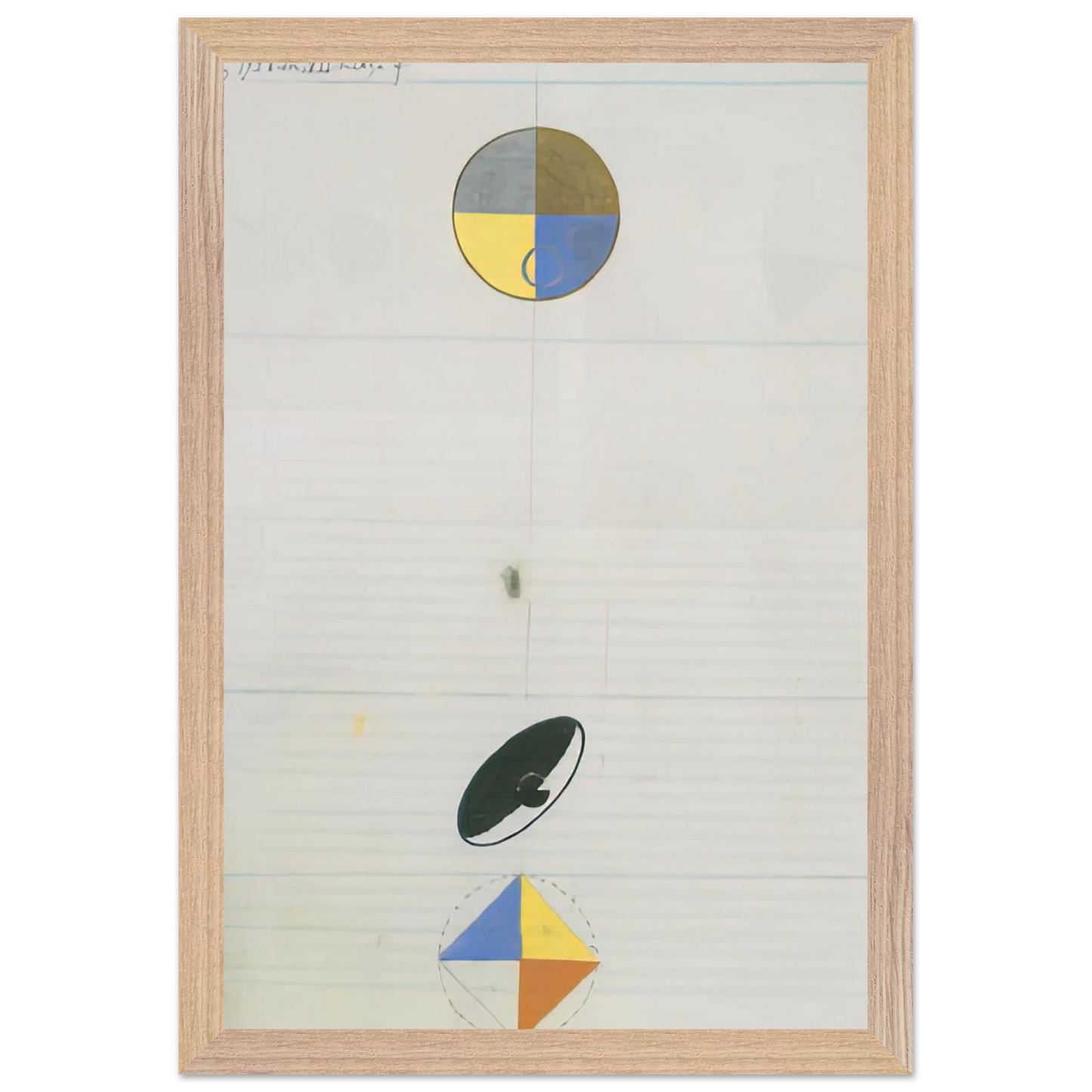 Hilma af Klint - SERIES NO VII NO 3F 1920 Wall art - 70x100 cm / 28x40 inches - Fine Art Poster - -