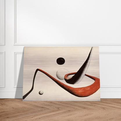 SPACE TUNNEL 1932 - Alexander Calder Brushed Aluminum Print - 70x100 cm / 28x40 inches | Alexander Calder Aluminum Print | Alexander Calder Prints