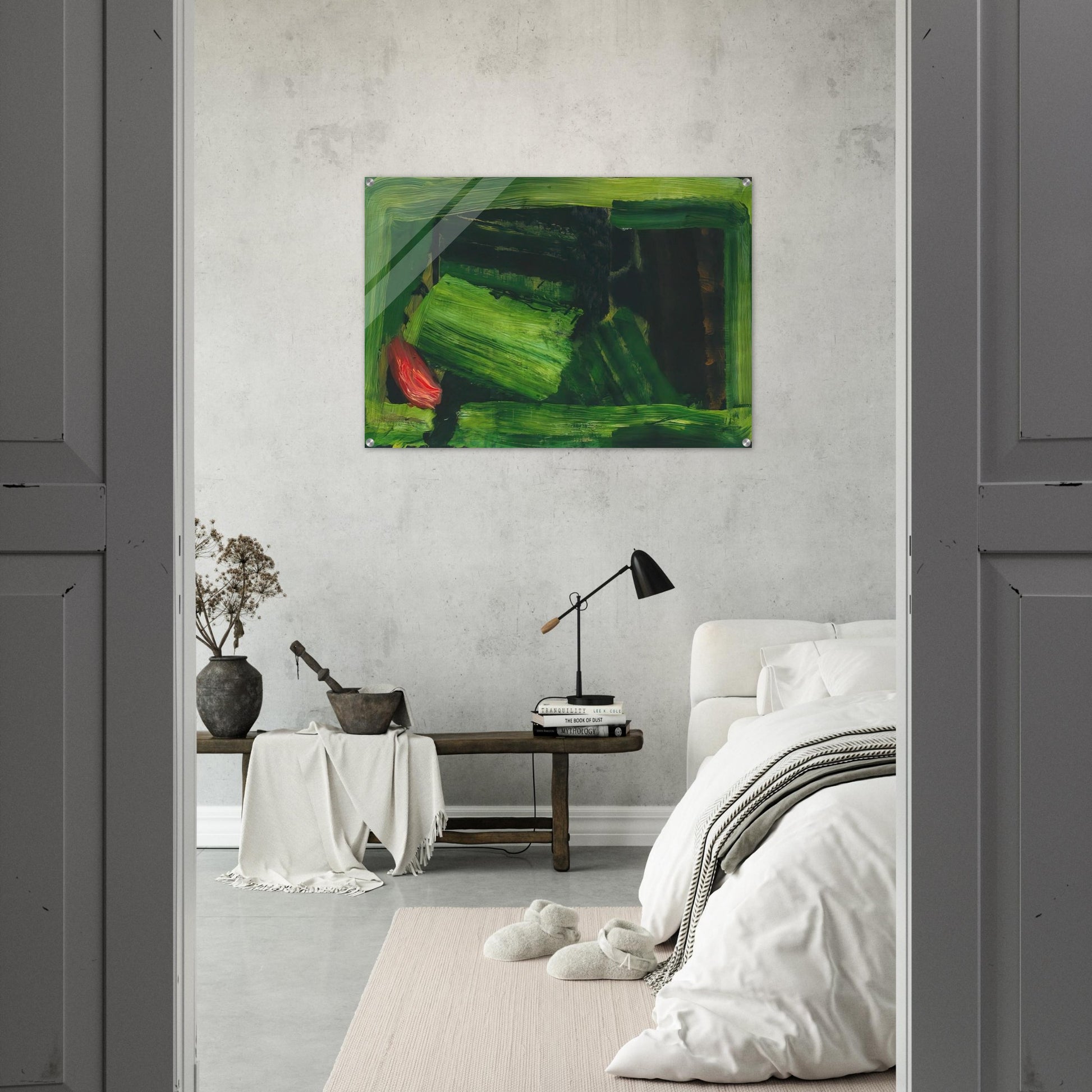 Clean Sheets - 1984 - Howard Hodgkin Acrylic Print - 70x100 cm / 28x40″ inches