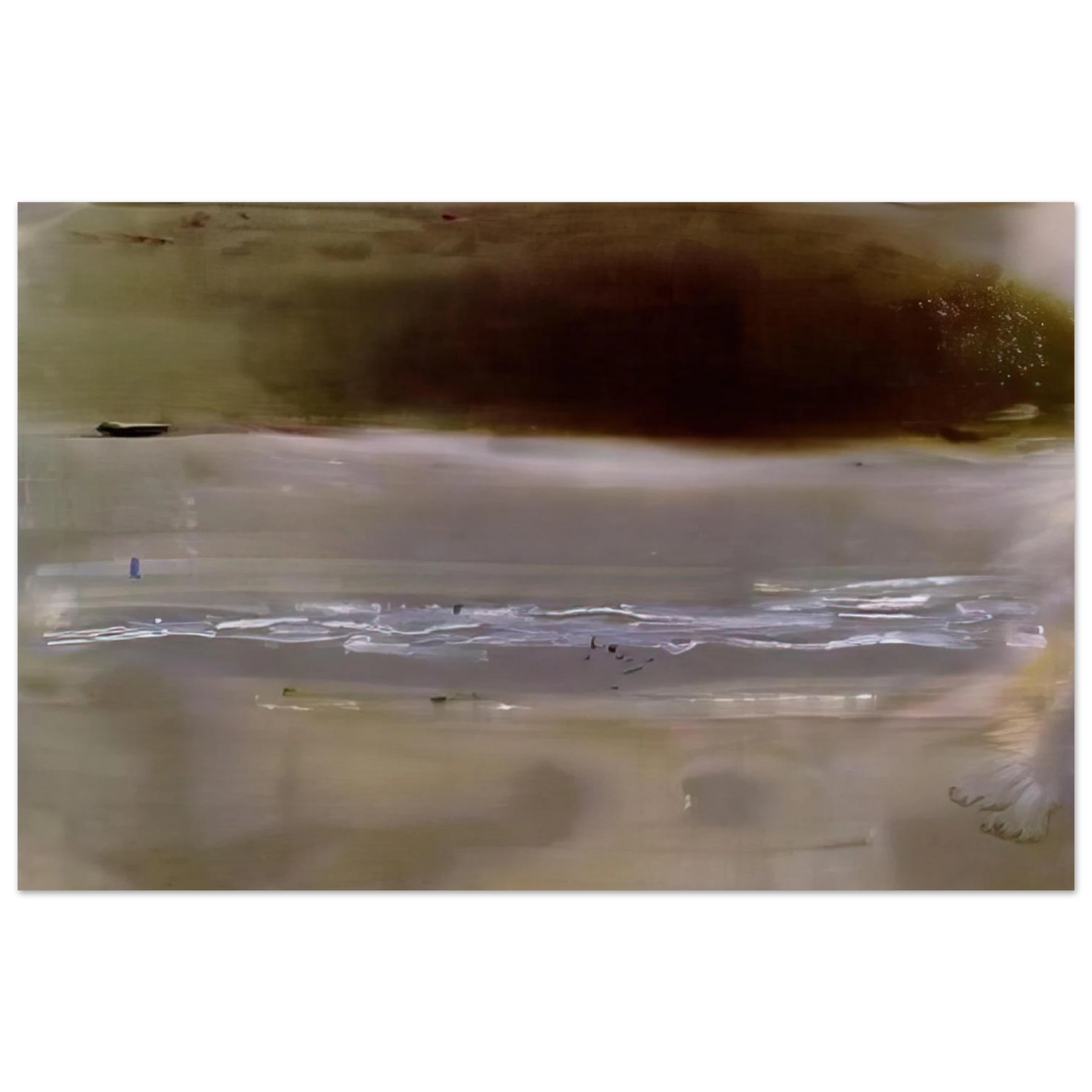 Helen Frankenthaler - Viewpoint II - 1979 Wall art - 30x40 cm / 12x16 inches - Premium Wooden Framed Poster With Fine Art Paper-canvas - White frame