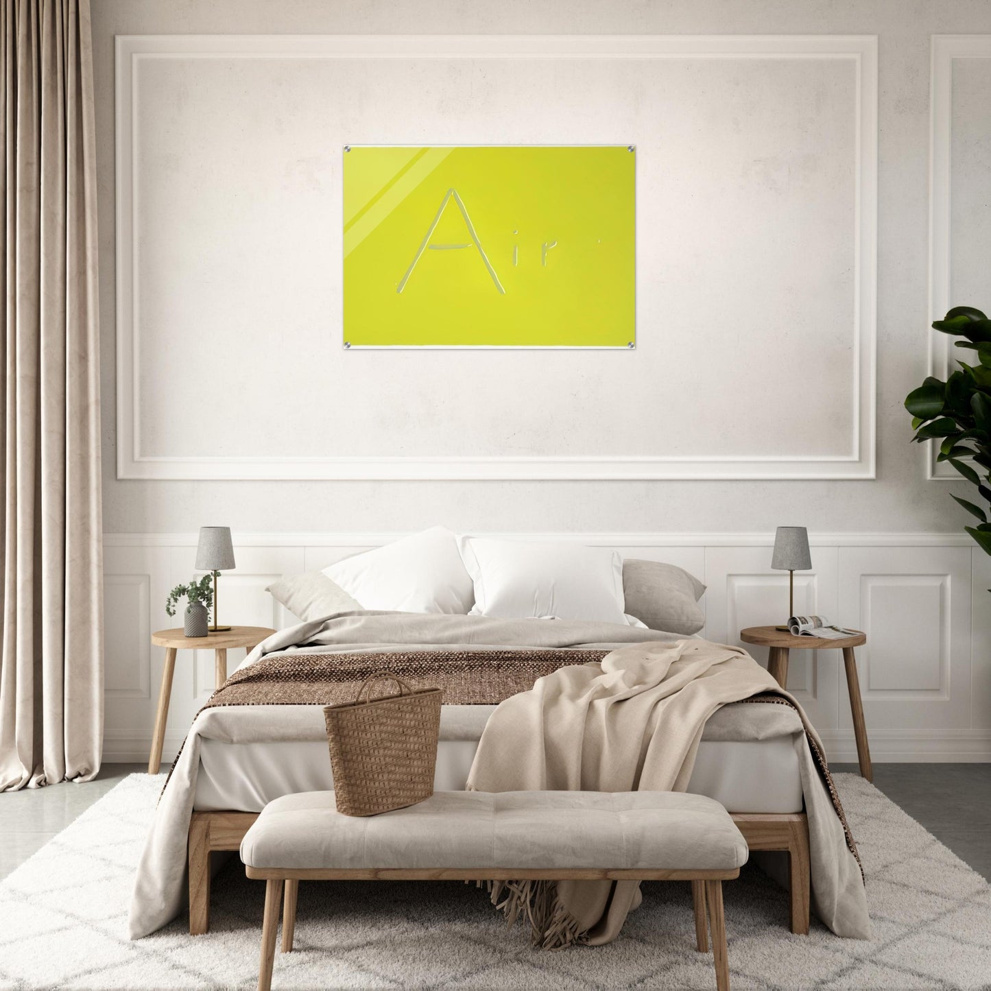 AIR 1969 - Edward Ruscha Acrylic Print - 70x100 cm / 28x40″ inches