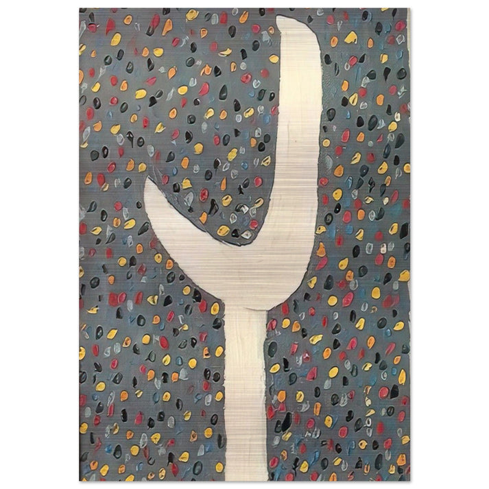 Tab Tied to the Moon Film - 1957 - Forrest Bess Brushed Aluminum Print - 70x100 cm / 28x40 inches | Forrest Bess Aluminum Print | Forrest Bess Prints