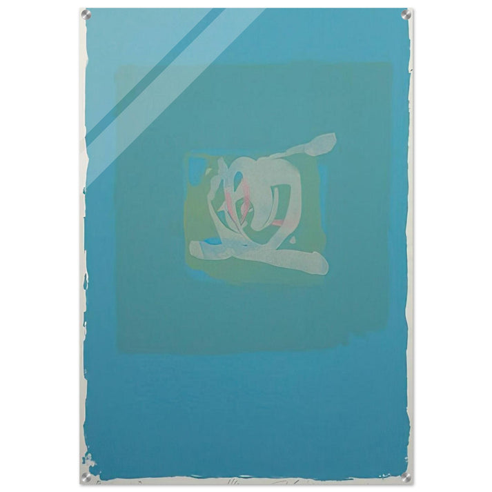 Plentitude in Blue - 1975 - Adja Yunkers Acrylic Print - 70x100 cm / 28x40″ inches | Adja Yunkers Wall Art | Adja Yunkers Prints