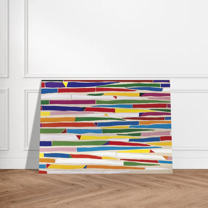 Composite - Color Field Painting - Piero Dorazio Brushed Aluminum Print - 70x100 cm / 28x40 inches | Piero Dorazio Aluminum Print | Piero Dorazio Prints
