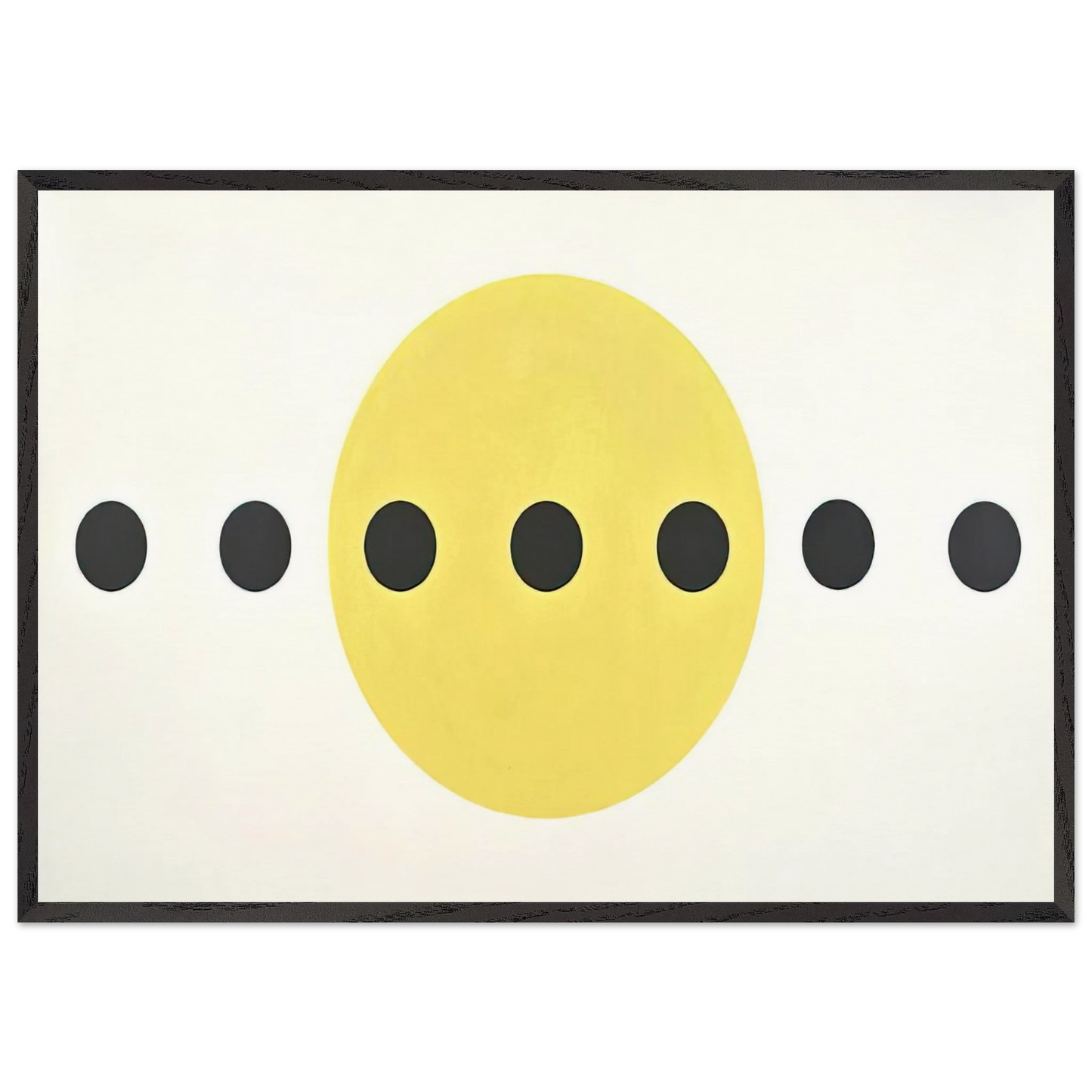 Time - 1952 - Alexander Liberman 70x100 cm / 28x40 inches Framed Art Print – Black Wooden Frame