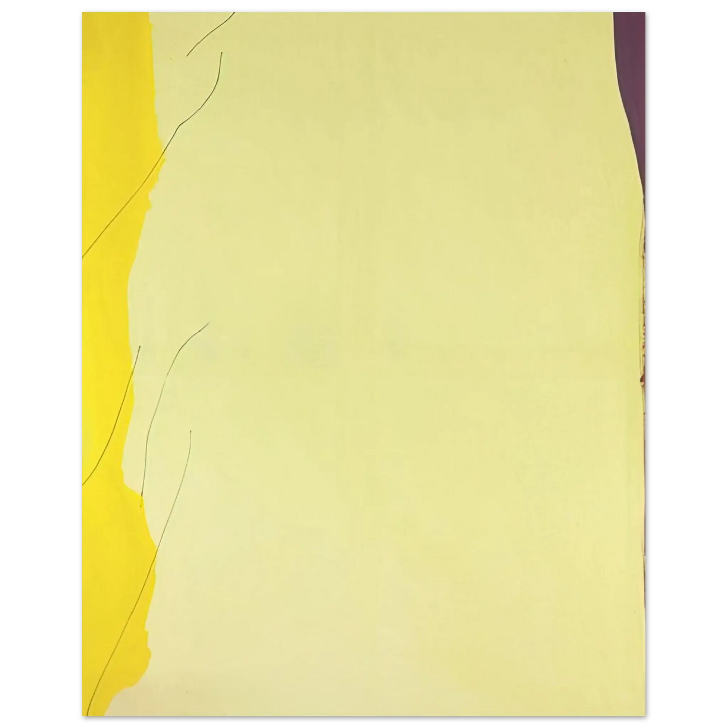 Helen Frankenthaler - Distillation - 1973 Wall art - 30x45 cm / 12x18 Inches - Premium Wooden Framed Poster With Fine Art Paper - Black frame