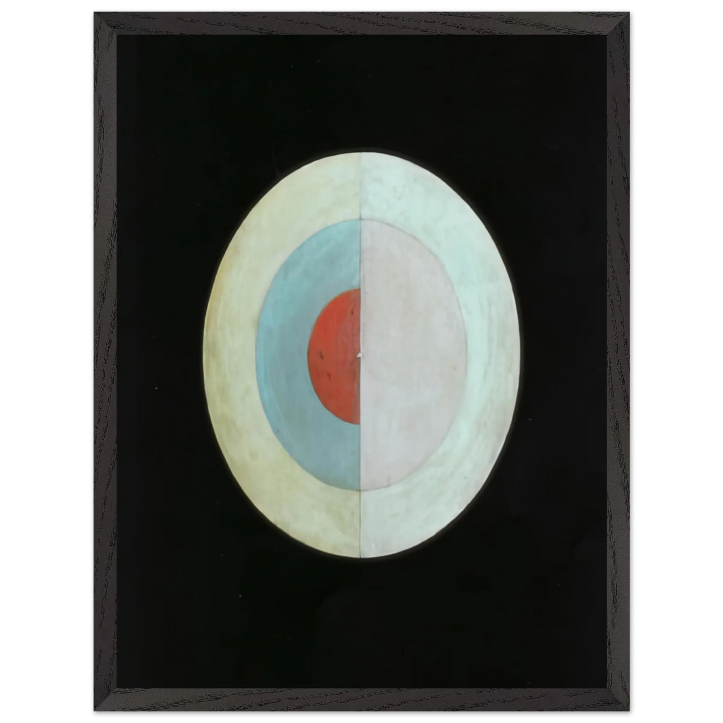 Hilma af Klint - THE SWAN NO 16 1915 Wall art - 30x40 cm / 12x16 Inches - Premium Wooden Framed Poster With Fine Art Paper - White frame