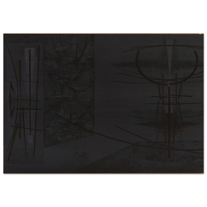 Stillness - 1956 - Jimmy Ernst Brushed Aluminum Print - 70x100 cm / 28x40 inches | Jimmy Ernst Aluminum Print | Jimmy Ernst Prints