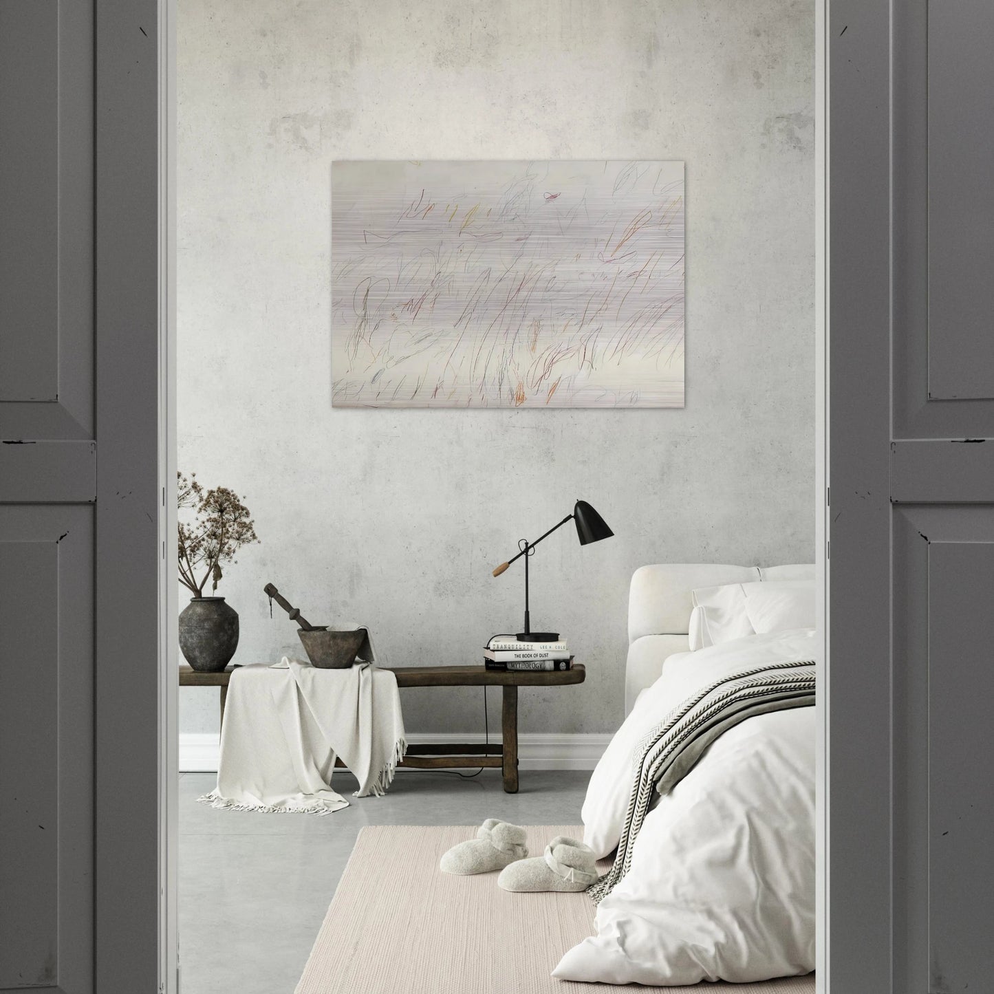 Sunset - Cy Twombly Brushed Aluminum Print - 70x100 cm / 28x40 inches | Cy Twombly Aluminum Print | Cy Twombly Prints