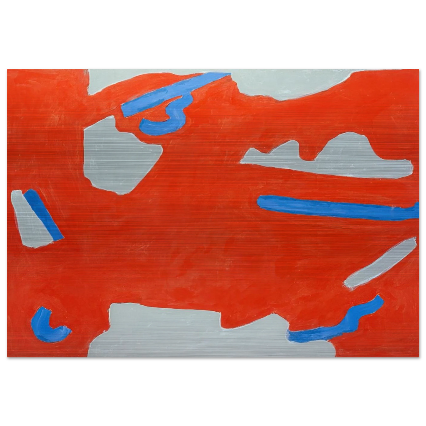 Untitled - 1971 - Betty Parsons Brushed Aluminum Print - 70x100 cm / 28x40 inches | Betty Parsons Aluminum Print | Betty Parsons Prints