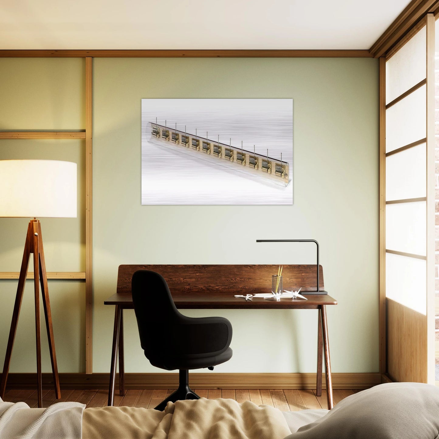 Extended Lullaby - Neo-Dada - John Cage Brushed Aluminum Print - 70x100 cm / 28x40 inches | John Cage Aluminum Print | John Cage Prints