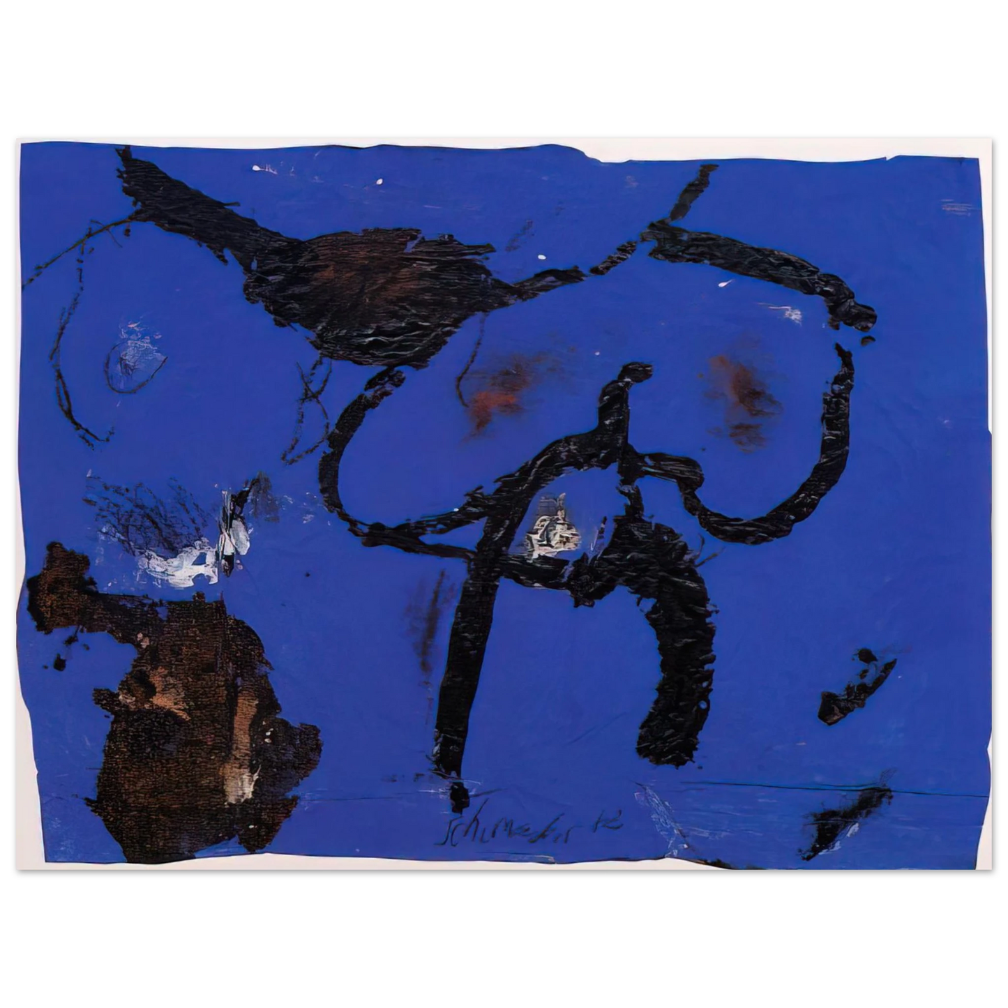 Emil Schumacher - G-3 - 1982  75x100 cm / 30x40inches Fine Art Poster