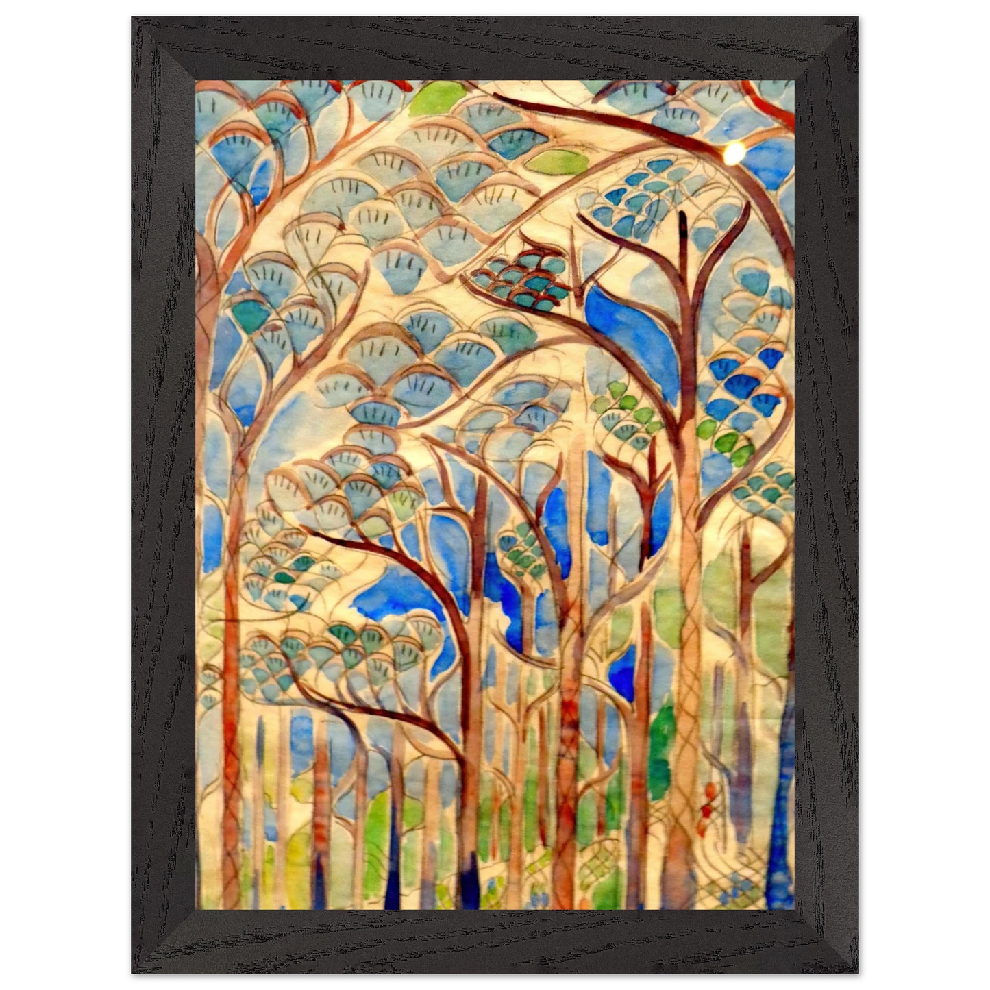 Walter Inglis Anderson - Walter Anderson Wall art - 60x90 cm / 24x36 inches - Premium Wooden Framed Poster With Fine Art Paper-canvas - White frame