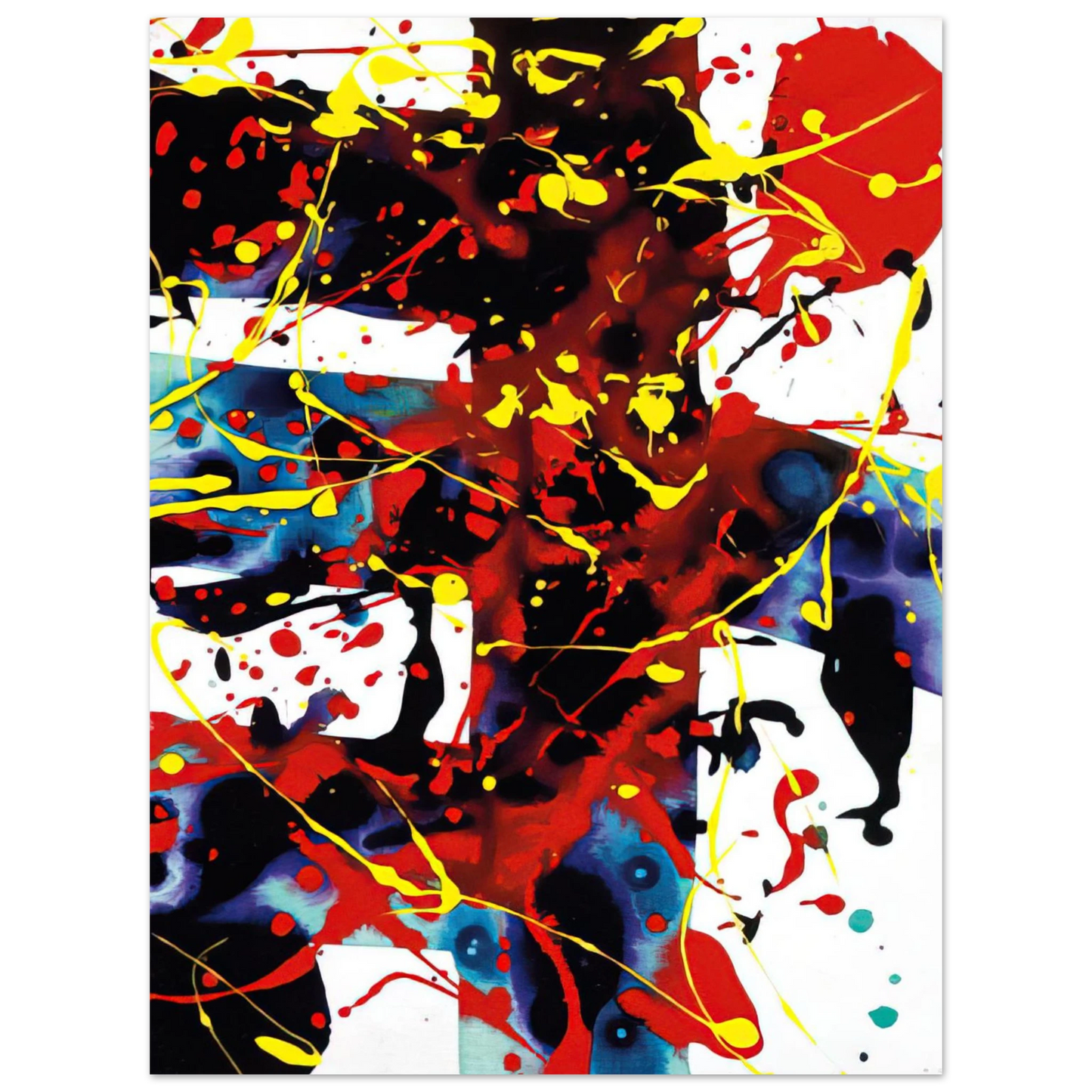 Sam Francis - Untitled  SFP94-49  SFF 1723   75x100 cm / 30x40inches Fine Art Poster
