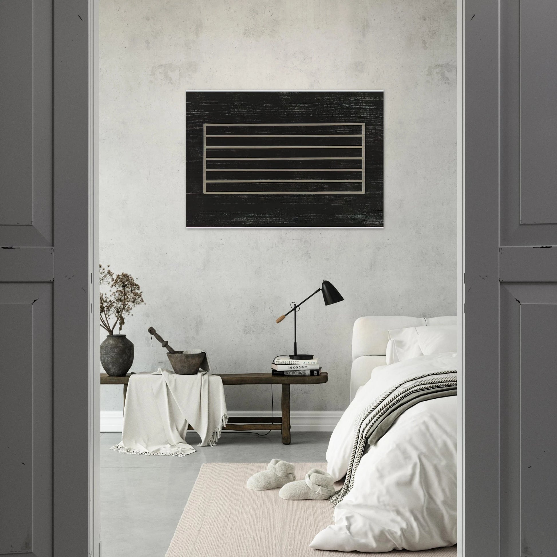 Untitled - Minimalism - Donald Judd Brushed Aluminum Print - 70x100 cm / 28x40 inches | Donald Judd Aluminum Print | Donald Judd Prints