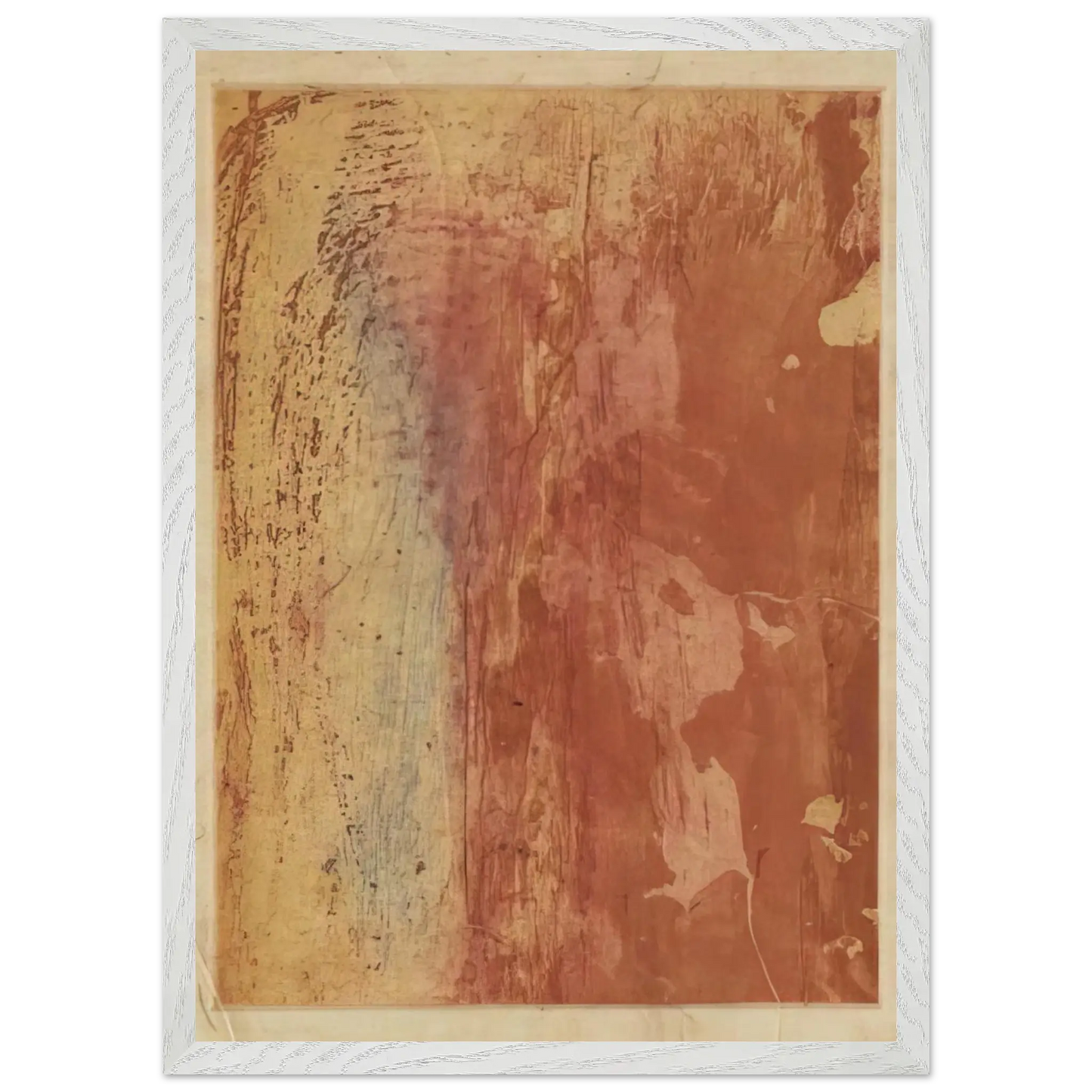 Helen Frankenthaler - Ganymede - 1978 Wall art - A2 (42 x 59.4  cm) - Premium Wooden Framed Poster With Fine Art Paper - White frame