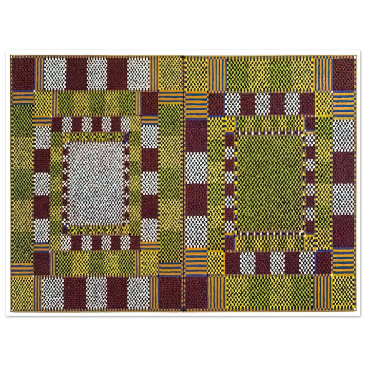 Alfred Jensen - Timaeus III and IV - 1966  75x100 cm / 30x40inches Fine Art Poster