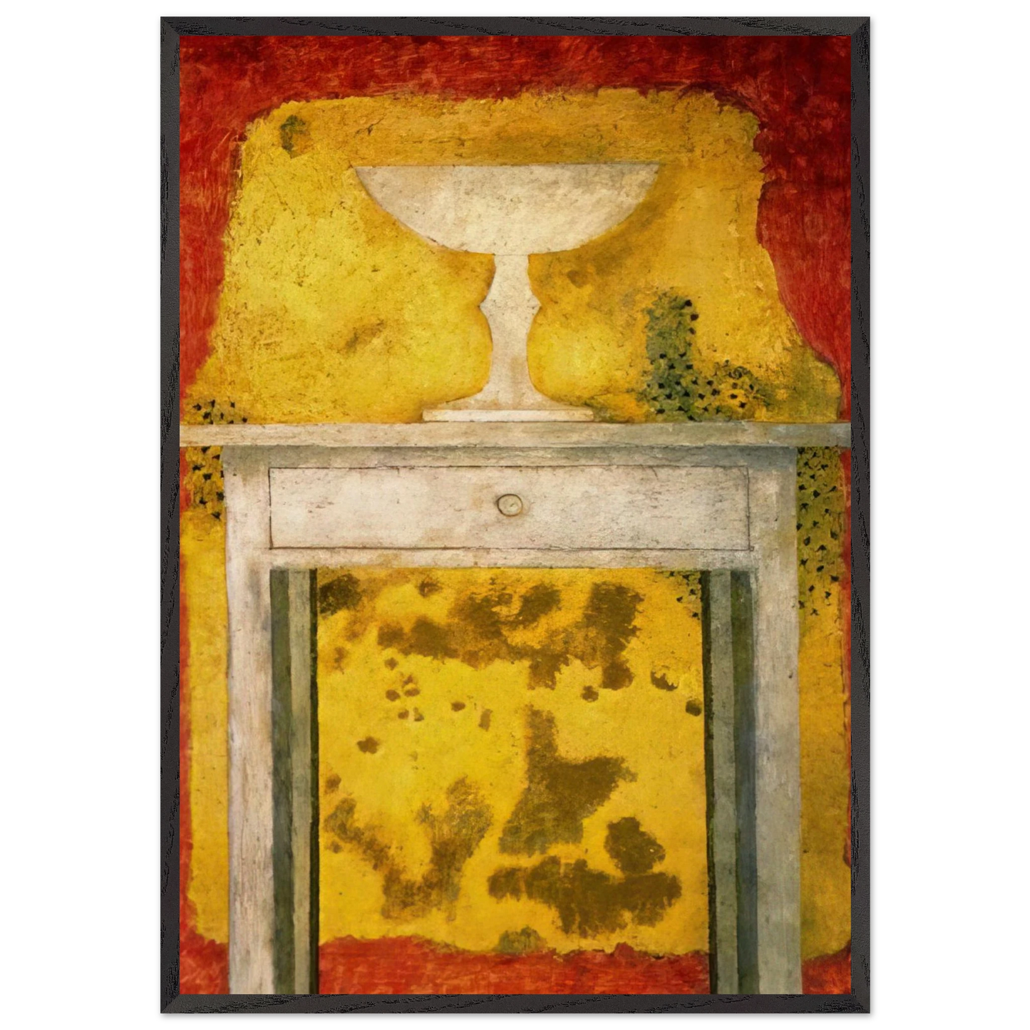 FRUTERO VACIO 1976 - Rufino Tamayo 70x100 cm / 28x40 inches Framed Art Print – Black Wooden Frame
