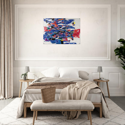 Round the World - Sam Francis Acrylic Print - 70x100 cm / 28x40″ inches