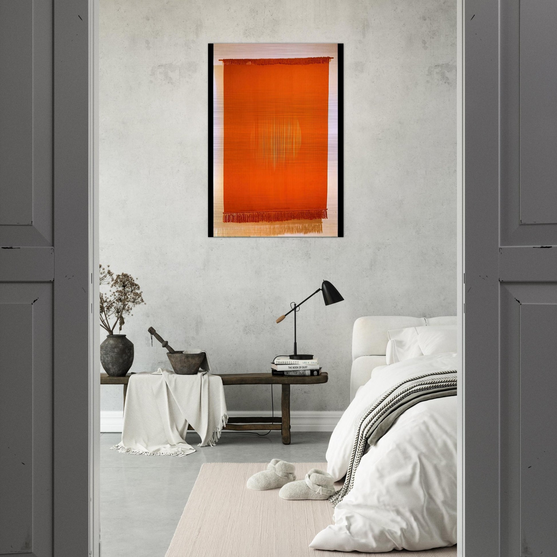 IN FIELDS OF LIGHT 1975 - Lenore Tawney Brushed Aluminum Print - 70x100 cm / 28x40 inches | Lenore Tawney Aluminum Print | Lenore Tawney Prints