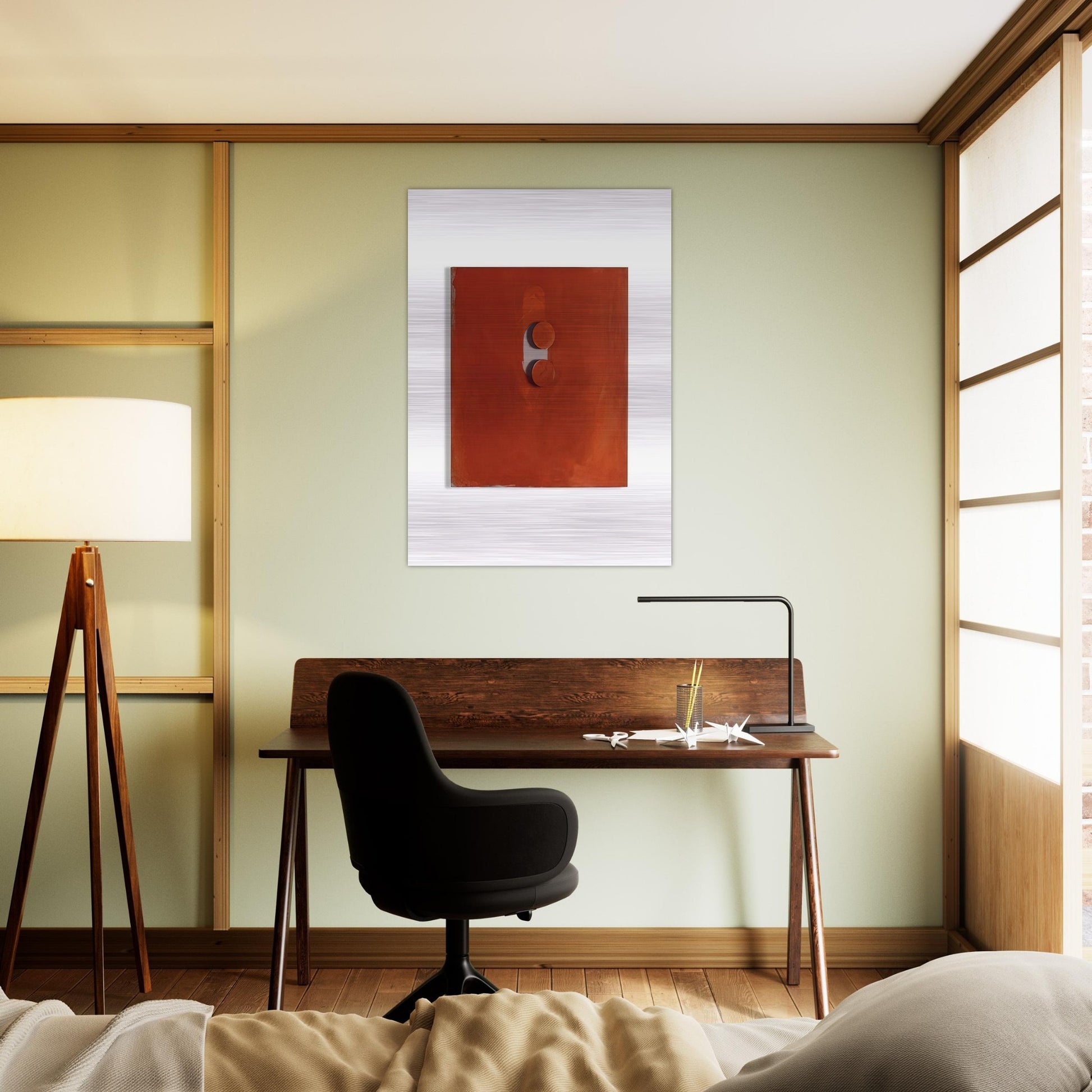 TABLETTENBILD 1966 - BLINKY PALERMO Brushed Aluminum Print - 70x100 cm / 28x40 inches | BLINKY PALERMO Aluminum Print | BLINKY PALERMO Prints