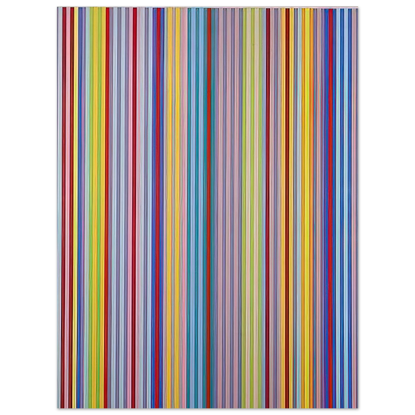 Gene Davis - Battle for Grownups - 1970  75x100 cm / 30x40inches Fine Art Poster