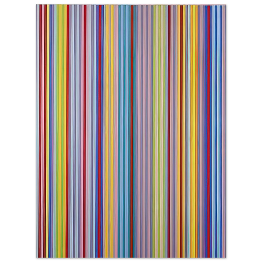 Gene Davis - Battle for Grownups - 1970  75x100 cm / 30x40inches Fine Art Poster
