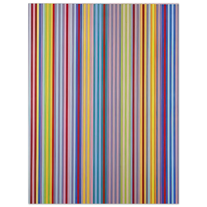 Gene Davis - Battle for Grownups - 1970  75x100 cm / 30x40inches Fine Art Poster