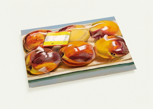 PEACHES 1971 By Janet Fish Pack of 10 Post Cards | Janet Fish Post Cards | A6 (10.5 x 14.8 cm) - 4.1 x 5.8 inches