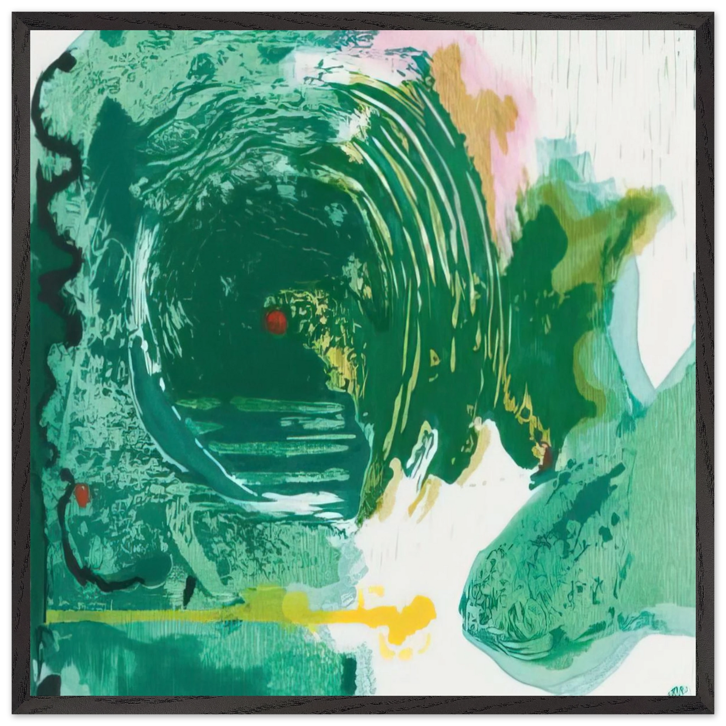 Helen Frankenthaler - Radius - 1993 Wall art - 21x29.7 cm / 8x12" - Fine Art Poster-canvas - -
