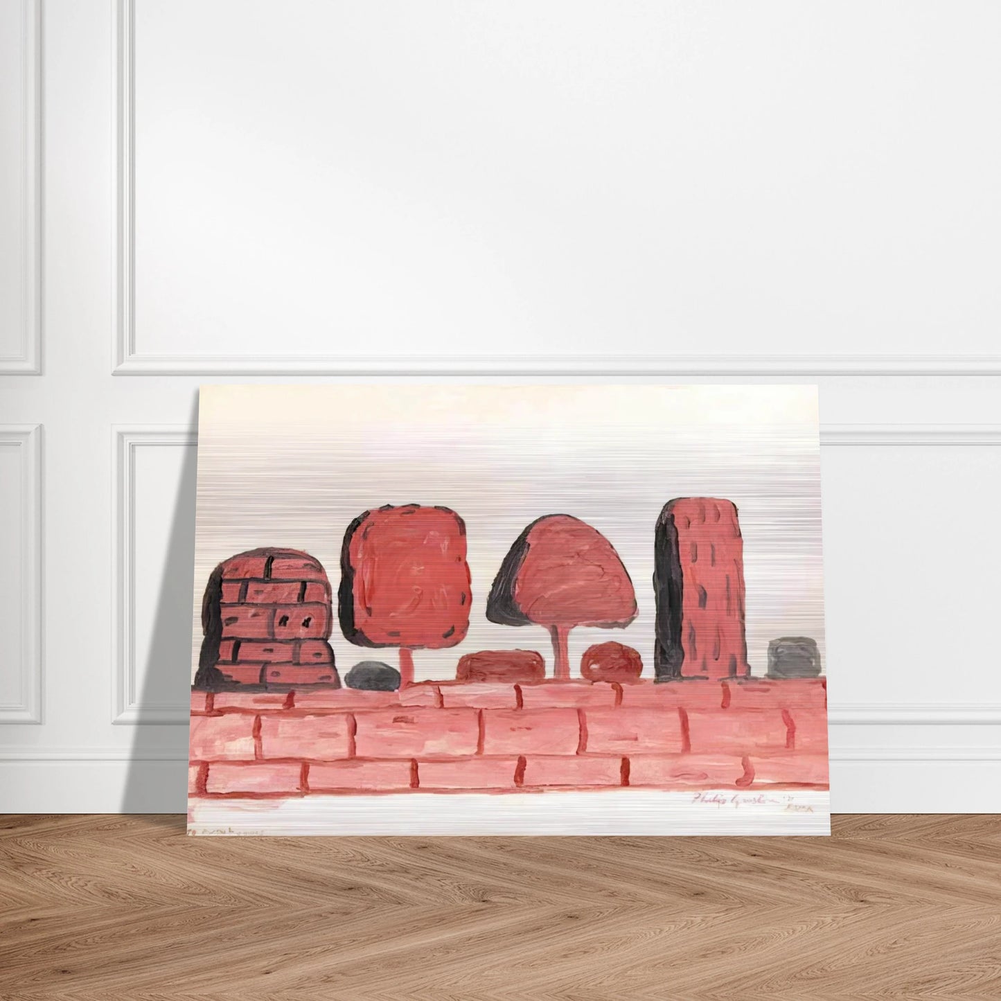 ROMA - Philip Guston Brushed Aluminum Print - 70x100 cm / 28x40 inches | Philip Guston Aluminum Print | Philip Guston Prints