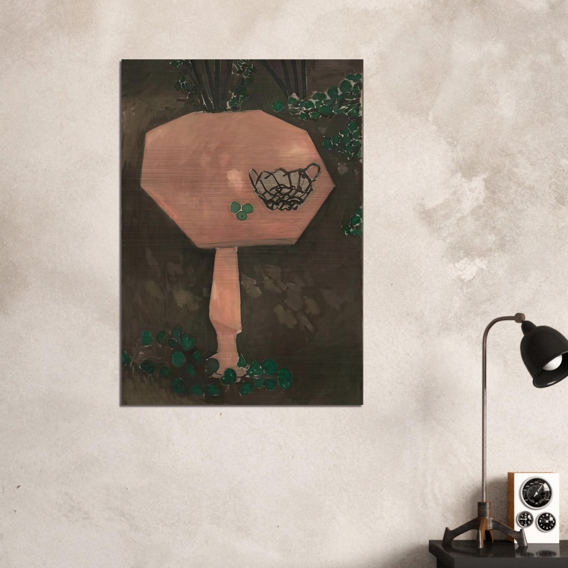 THE ROSE MARBLE TABLE 1917 - Henri Matisse Brushed Aluminum Print - 70x100 cm / 28x40 inches | Henri Matisse Aluminum Print | Henri Matisse Prints