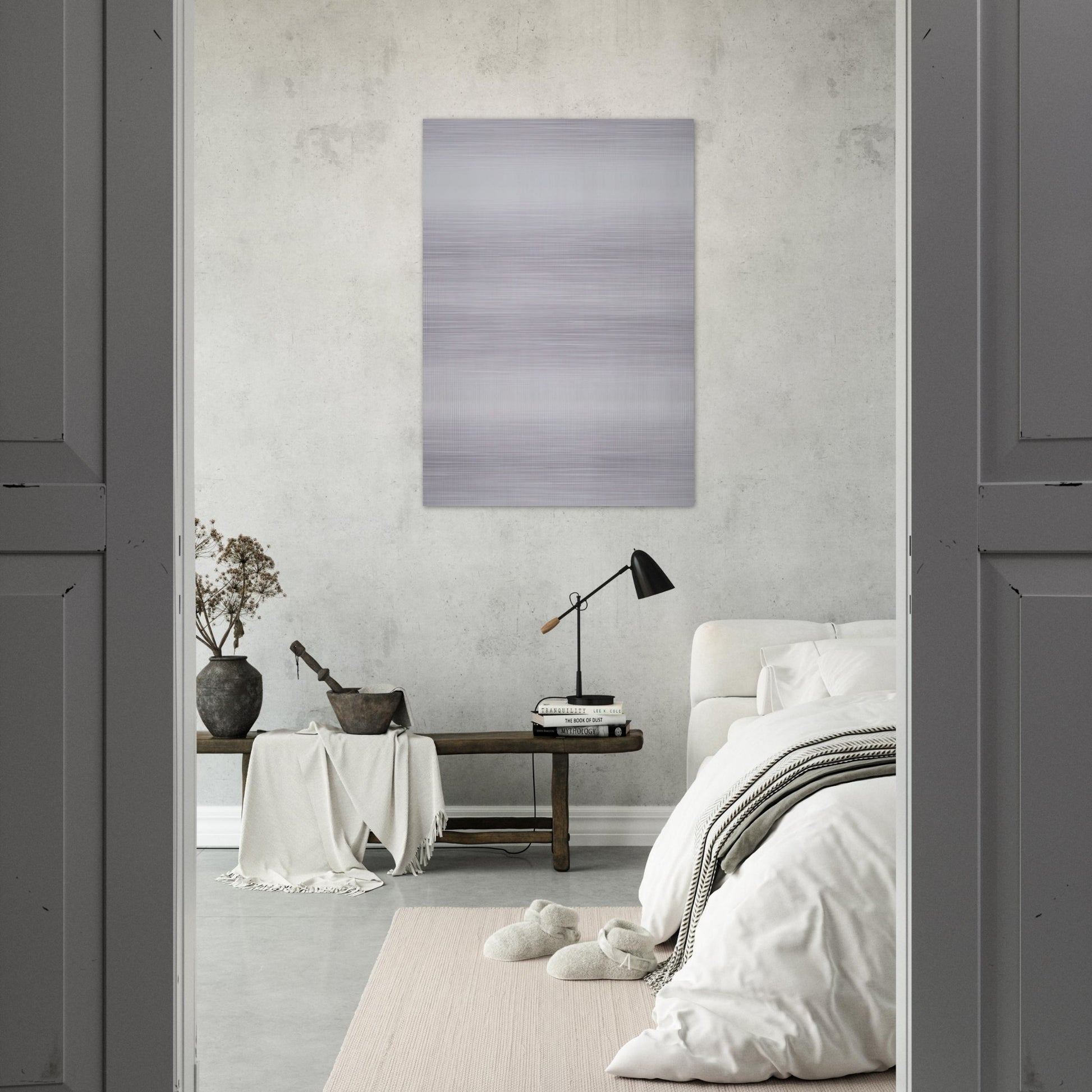 The Tree - Agnes Martin Brushed Aluminum Print - 70x100 cm / 28x40 inches | Agnes Martin Aluminum Print | Agnes Martin Prints