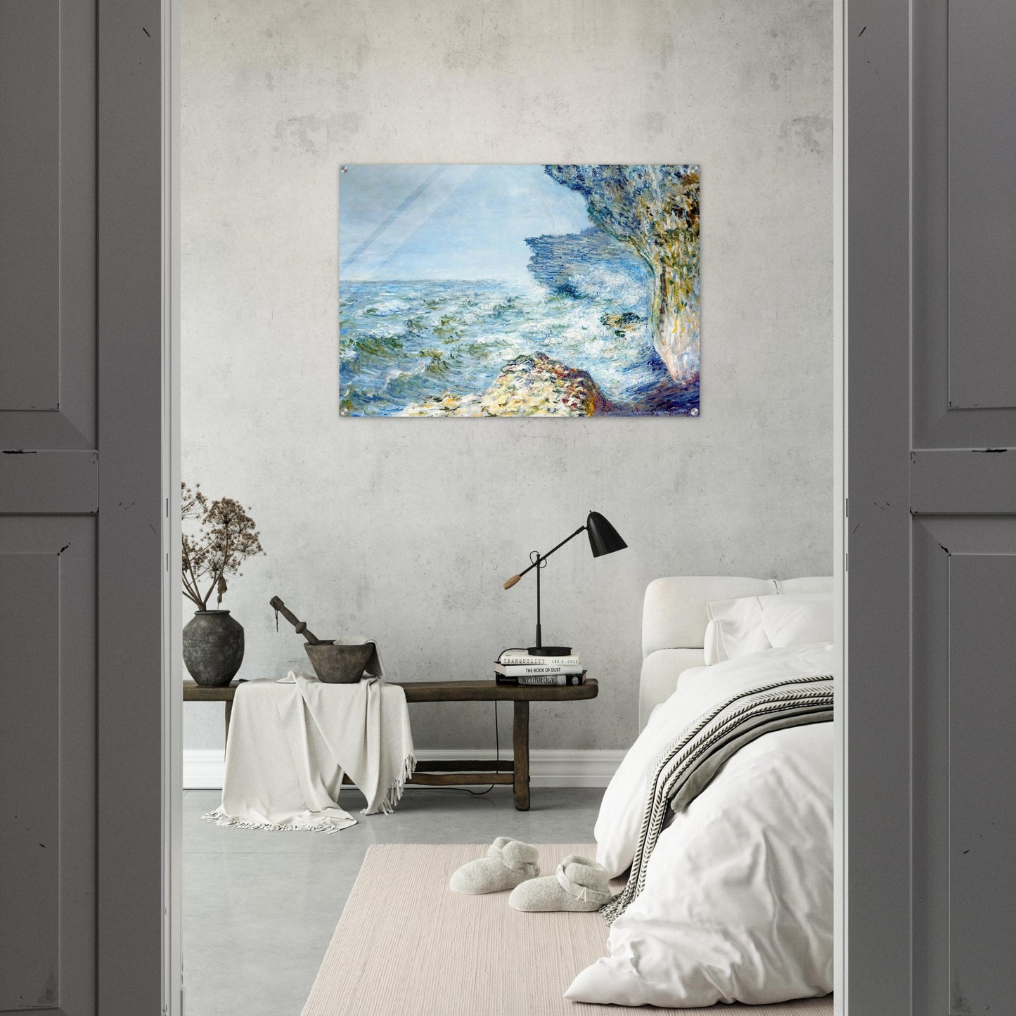 The Sea at Fecamp - claude monet Acrylic Print - 70x100 cm / 28x40″ inches