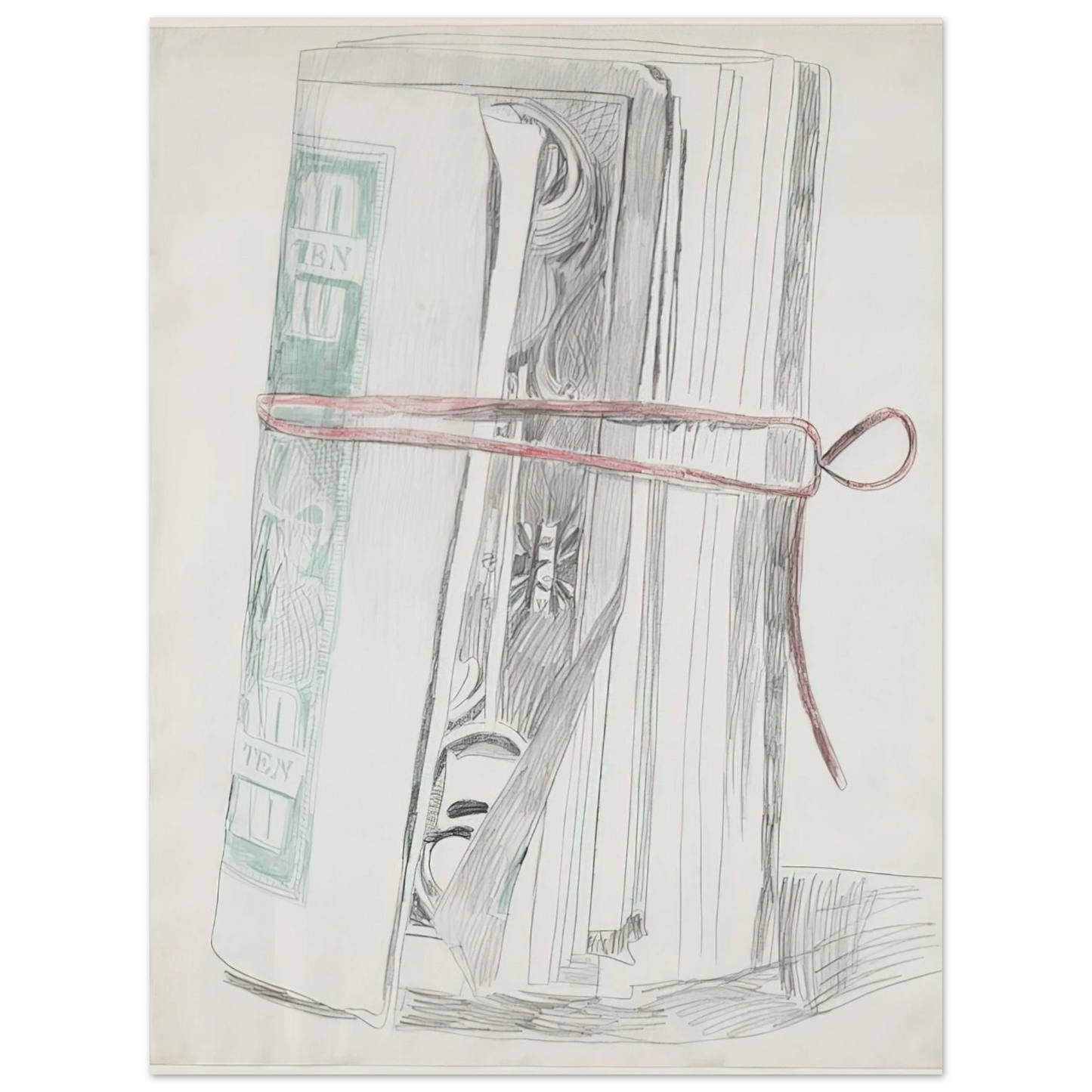 Andy Warhol - Roll of Bills Fine Art Poster