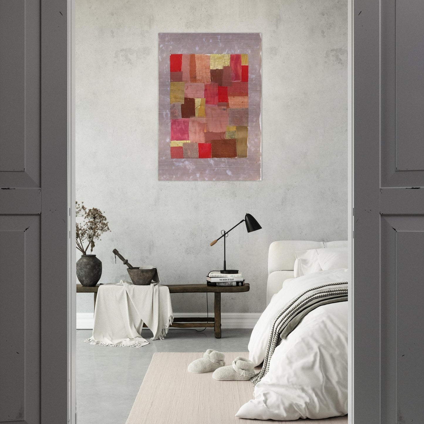 Number 587 - 1952 - Anne Ryan Brushed Aluminum Print - 70x100 cm / 28x40 inches | Anne Ryan Aluminum Print | Anne Ryan Prints
