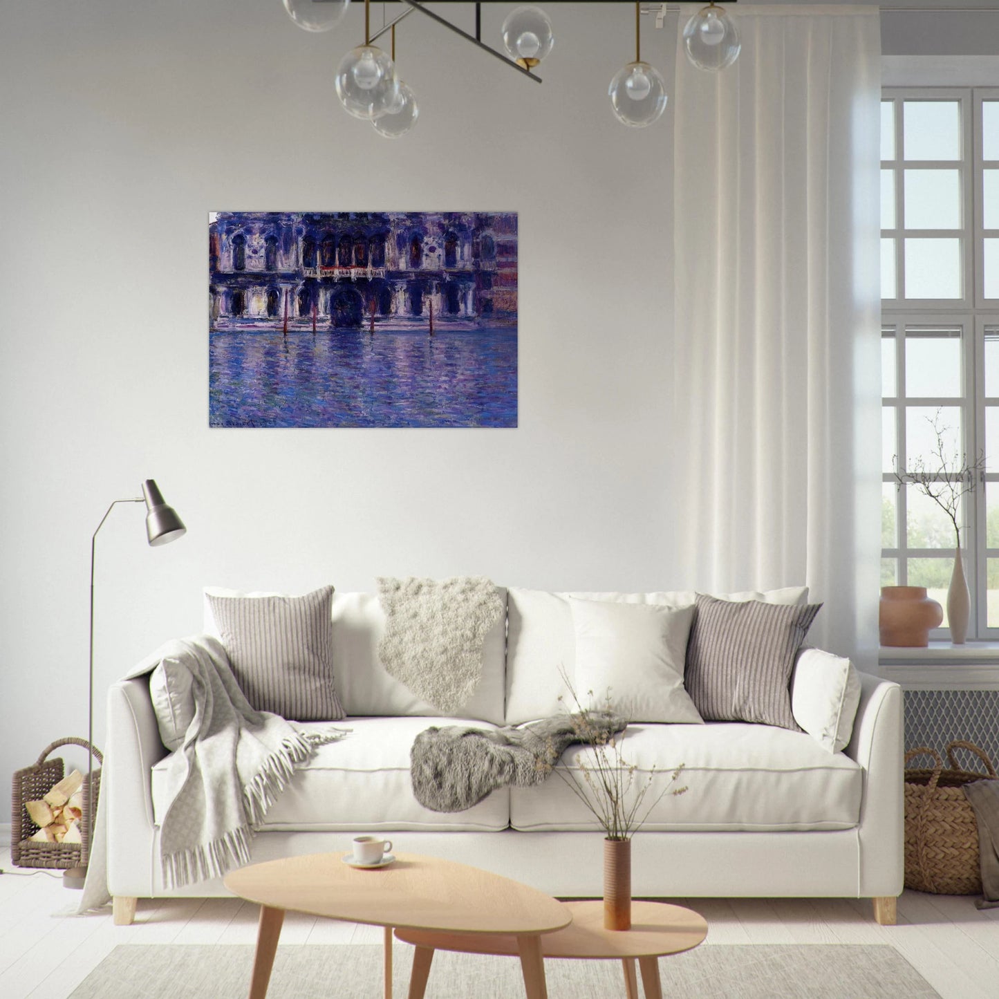Palazzo Contarini - claude monet Brushed Aluminum Print - 70x100 cm / 28x40 inches | claude monet Aluminum Print | claude monet Prints