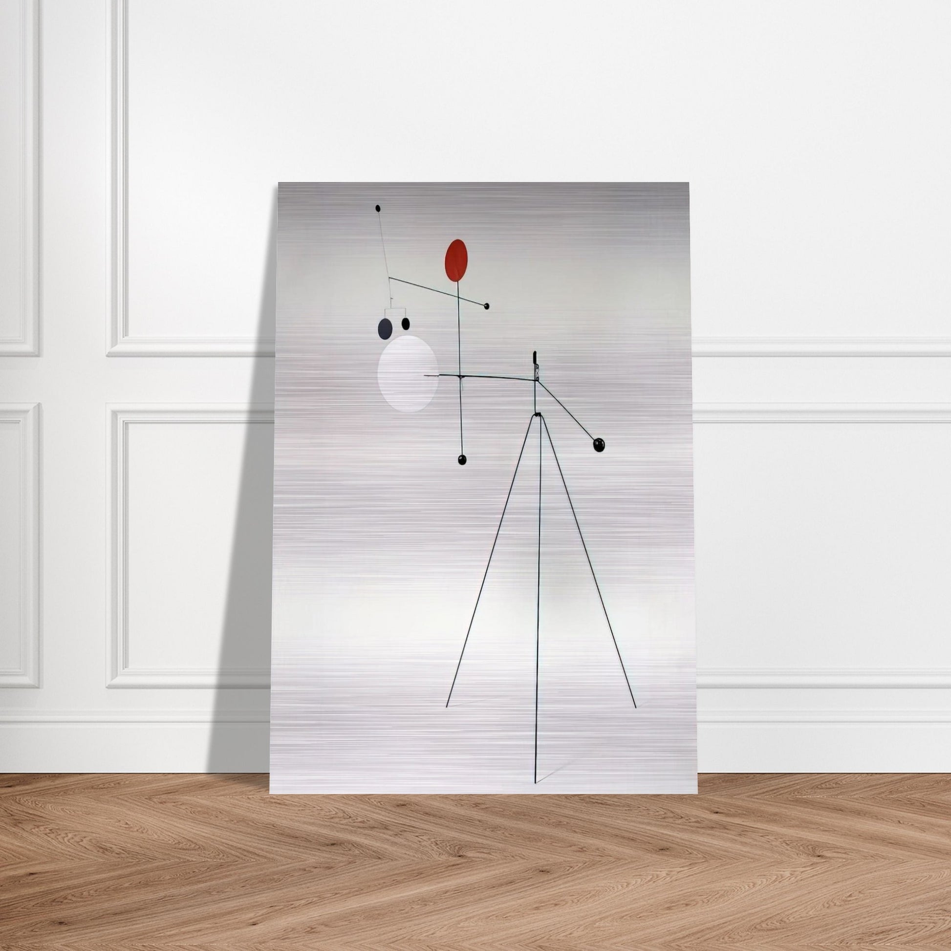 UNTITLED 1934 - Alexander Calder Brushed Aluminum Print - 70x100 cm / 28x40 inches | Alexander Calder Aluminum Print | Alexander Calder Prints