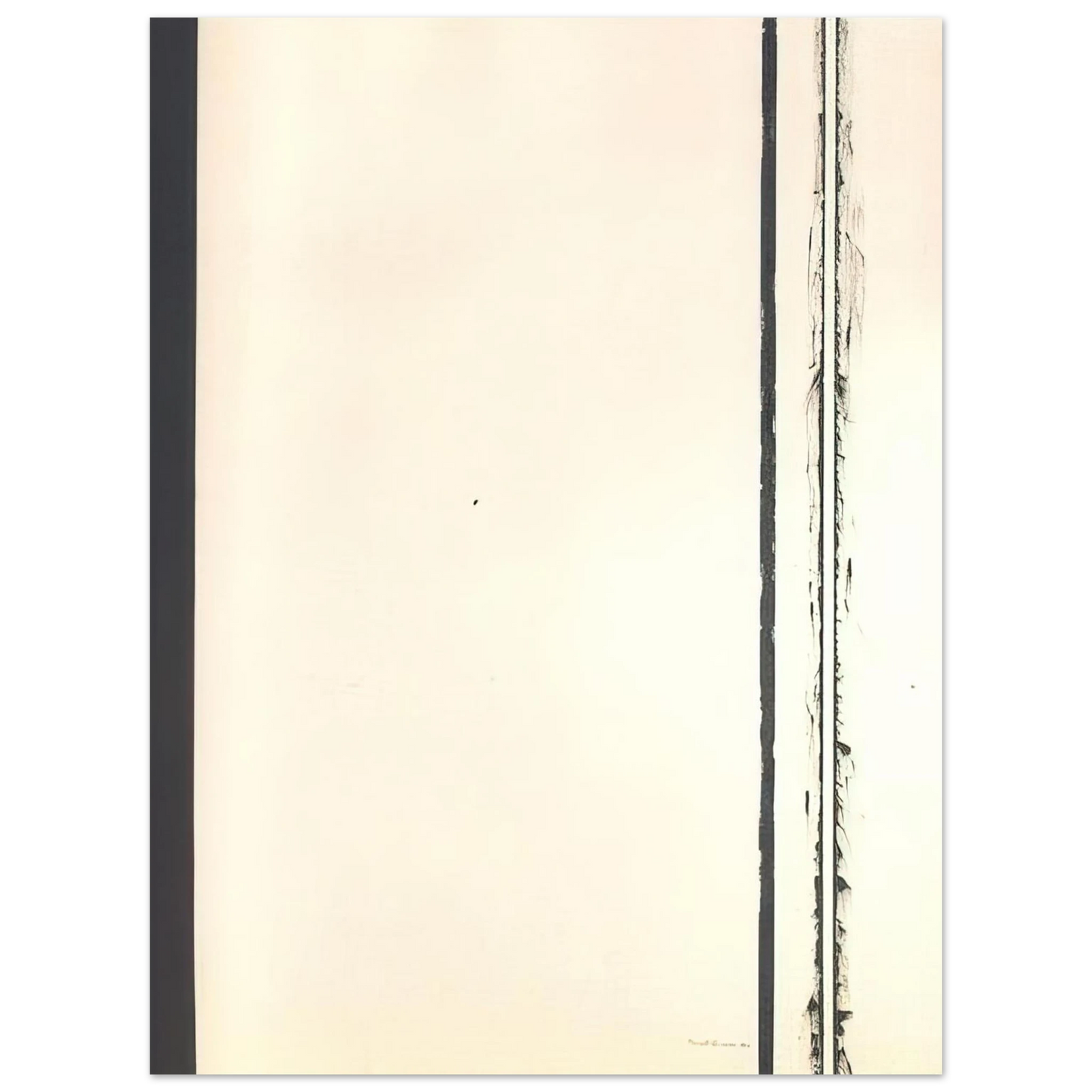 Barnett Newman - The Station of the Cross - Third Station  75x100 cm / 30x40inches Fine Art Poster